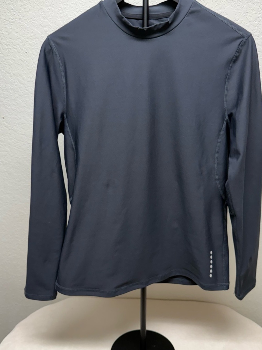 Men's Long-Sleeve Performance Top - Dark Charcoal